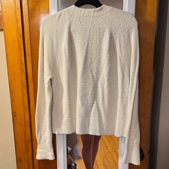 LOFT Cream Button-Up Cardigan - Picture 3 of 3